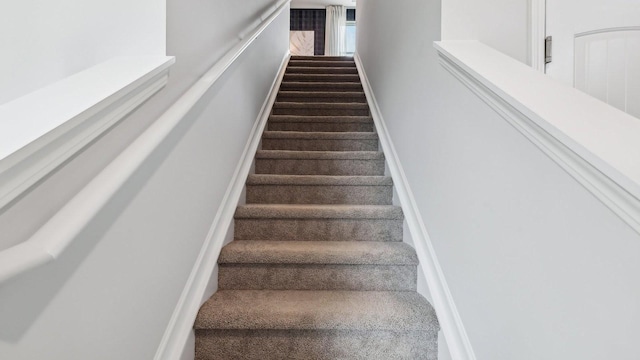 view of staircase