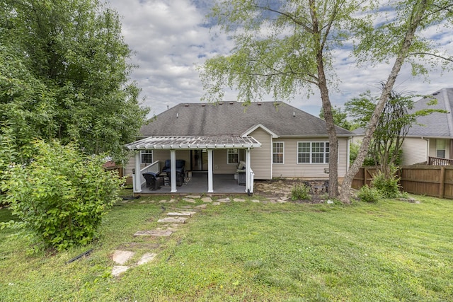 1137 Stillwood Dr, Clarksville, TN 37042 - rear view of property featuring a patio area and a pergola