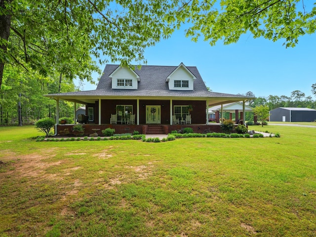 139 Limestone Rd, Elora, TN 37328 - farmhouse-style home with a porch and a front yard