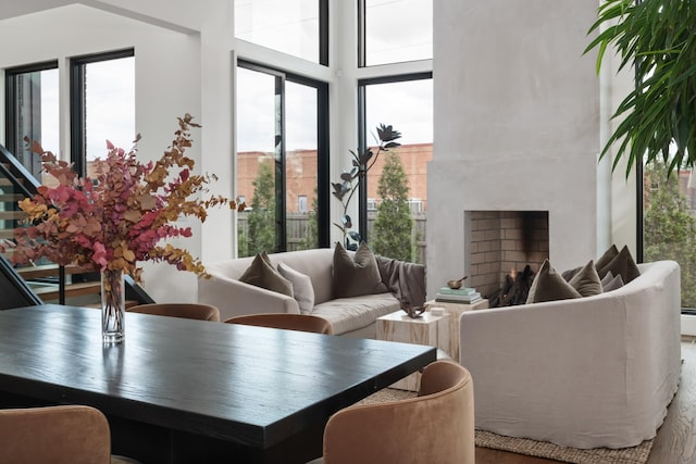 interior space featuring plenty of natural light