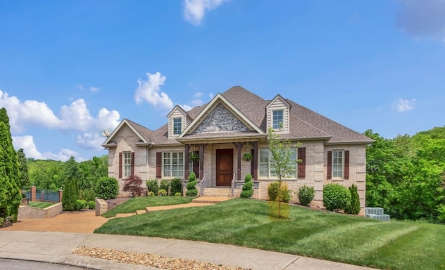 7008 Grackle Ct, Spring Hill, TN 37174 - view of front of property featuring a front lawn and brick siding