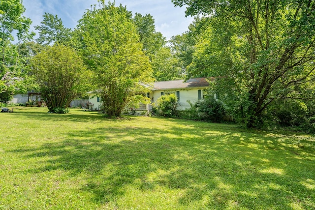 view of yard
