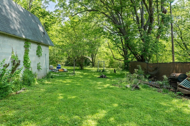view of yard