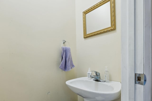 bathroom with a sink