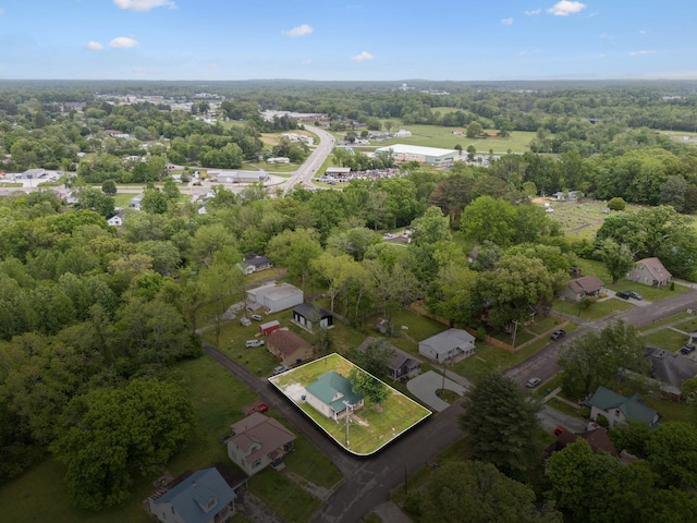 birds eye view of property featuring a residential view