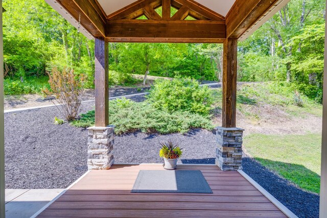 1545 Gravel Hill Rd, Columbia, TN 38401 - view of wooden terrace