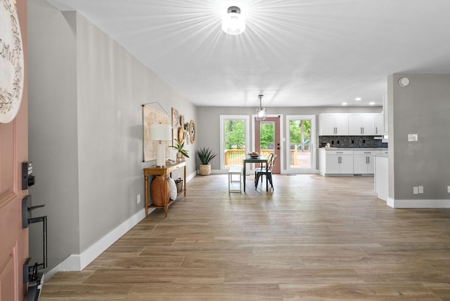 77 Deepwood Est, Cadiz, KY 42211 - dining space with recessed lighting, baseboards, and light wood-type flooring