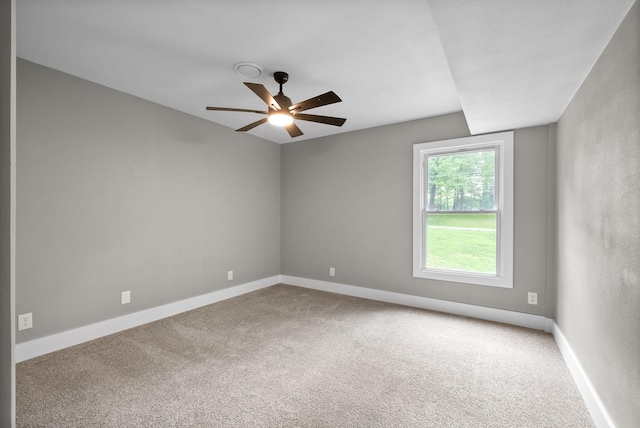 77 Deepwood Est, Cadiz, KY 42211 - empty room featuring baseboards, carpet, and a ceiling fan