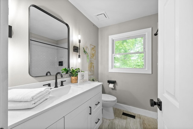 77 Deepwood Est, Cadiz, KY 42211 - full bath with vanity, visible vents, a shower, toilet, and baseboards
