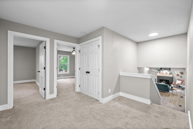 77 Deepwood Est, Cadiz, KY 42211 - hallway with baseboards and carpet