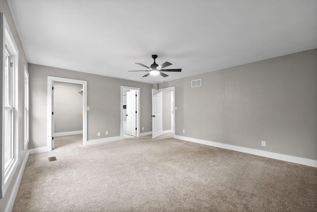 77 Deepwood Est, Cadiz, KY 42211 - unfurnished bedroom with visible vents, baseboards, a spacious closet, and light colored carpet