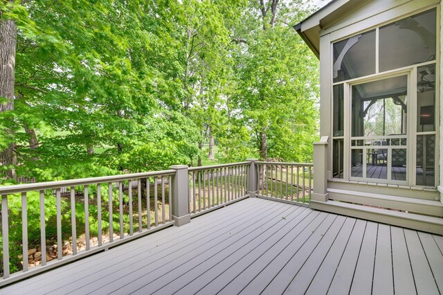 6553 Stableford Ln, Franklin, TN 37069 - view of wooden deck