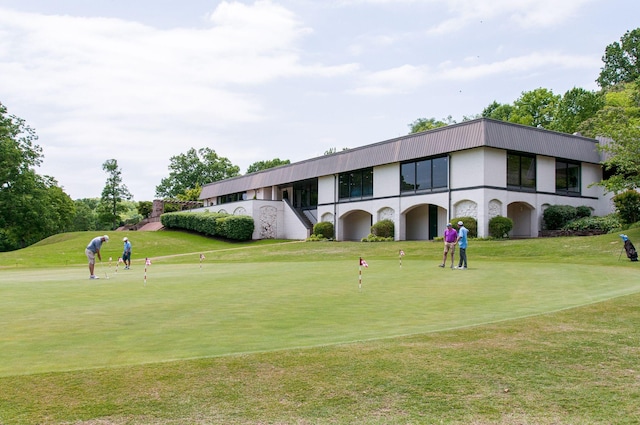 6553 Stableford Ln, Franklin, TN 37069 - surrounding community featuring a yard and view of golf course