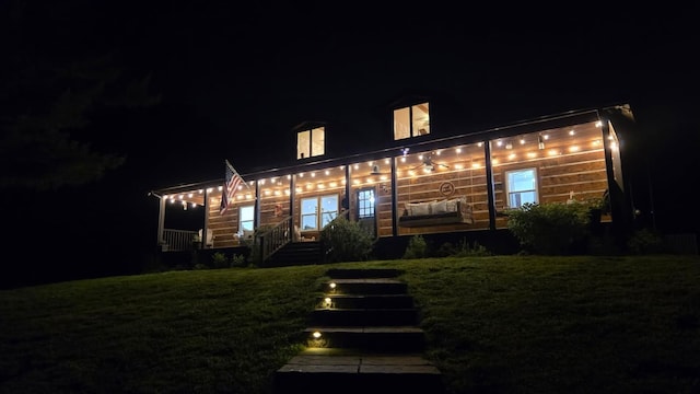 3124 Southall Rd, Franklin, TN 37064 - view of front facade featuring a yard and a porch