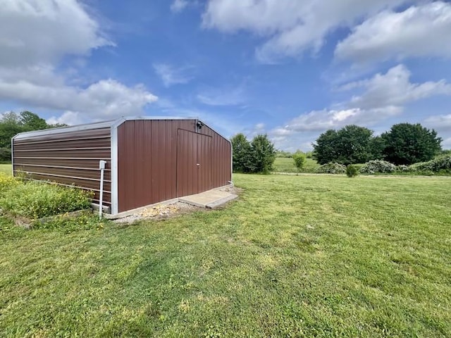 view of outbuilding with an outdoor structure