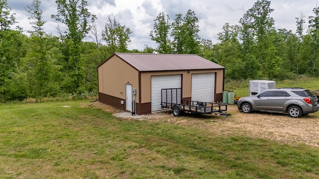 217 Rockhouse Rd, Hohenwald, TN 38462 - view of detached garage