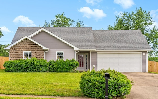 1074 Meshaw Trl, Clarksville, TN 37040 - view of front of property featuring an attached garage, driveway, and a shingled roof