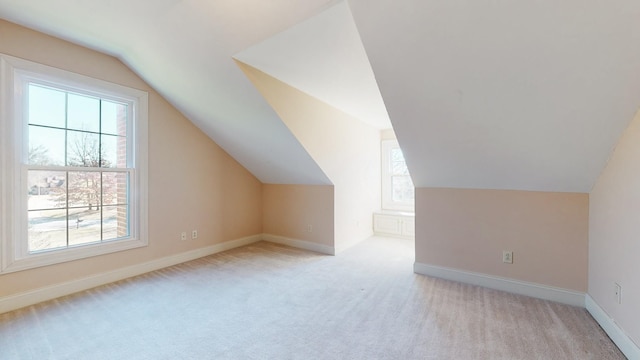 309 New Kent Ct, Tullahoma, TN 37388 - additional living space with baseboards, carpet, and lofted ceiling