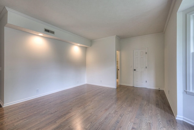 601 Foxborough Sq W, Brentwood, TN 37027 - empty room featuring ornamental molding, wood finished floors, and baseboards