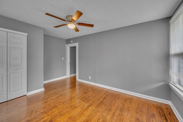 2408 Elliott Dr, Old Hickory, TN 37138 - unfurnished room featuring light wood-style floors, a ceiling fan, and a textured ceiling
