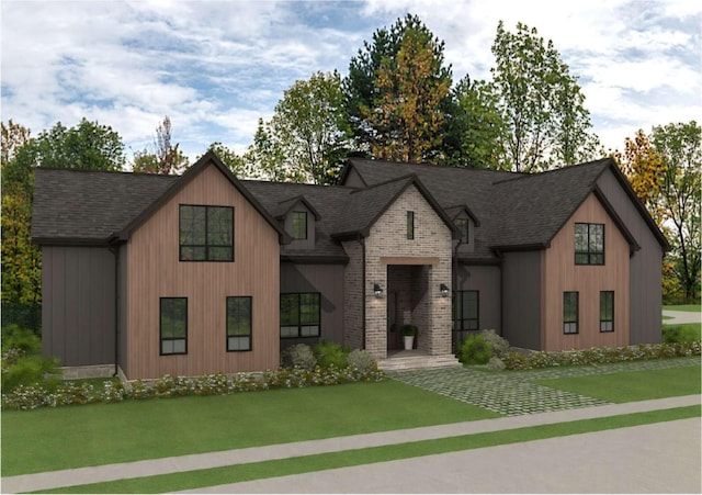 0 Old Pond Ln, Dickson, TN 37055 - view of front of home featuring roof with shingles and a front lawn