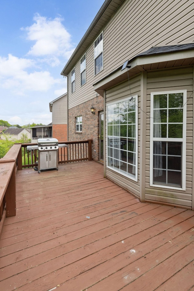 5512 Oak Chase Dr, Antioch, TN 37013 - deck featuring a grill
