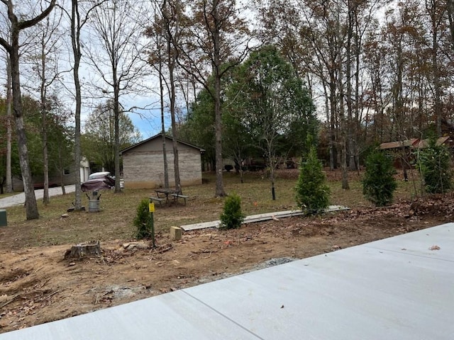 view of yard