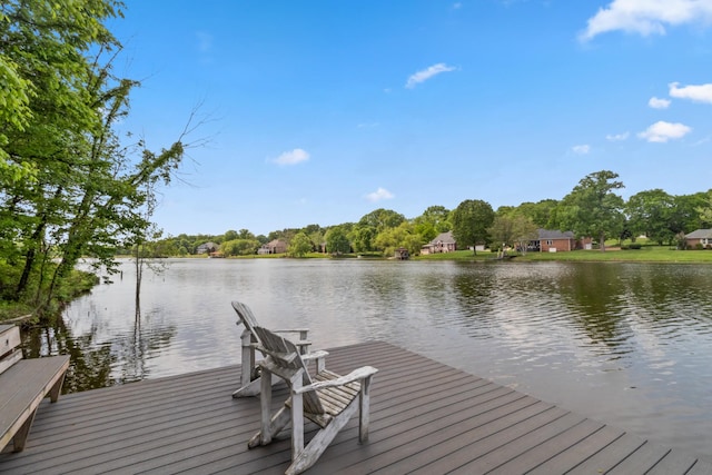 629 Natalie Ln, Spring Hill, TN 37174 - view of dock with a water view