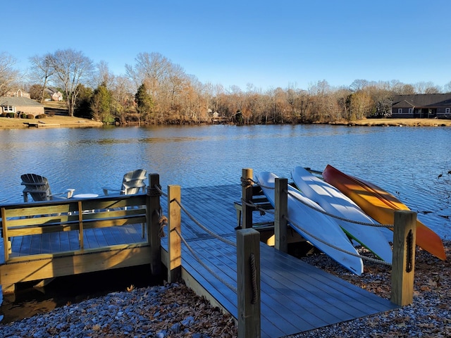 629 Natalie Ln, Spring Hill, TN 37174 - view of dock featuring a water view