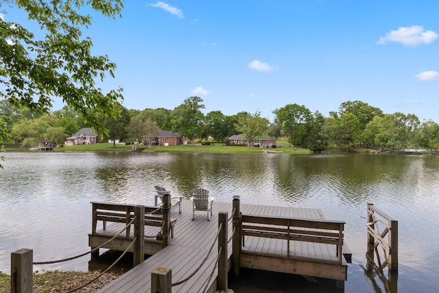 629 Natalie Ln, Spring Hill, TN 37174 - view of dock featuring a water view