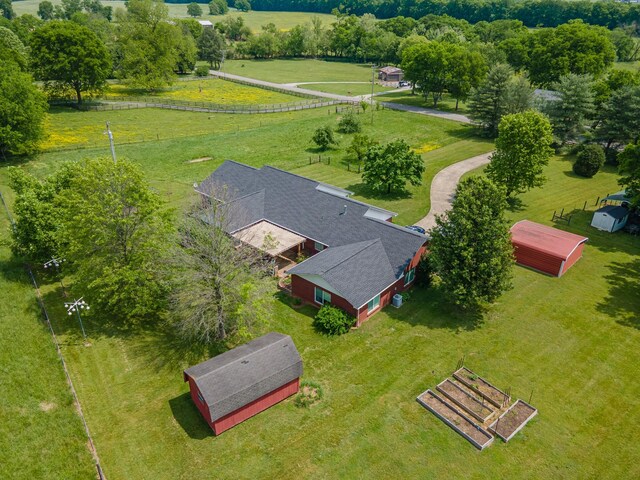 447 Canaan Rd, Columbia, TN 38401 - birds eye view of property with a rural view