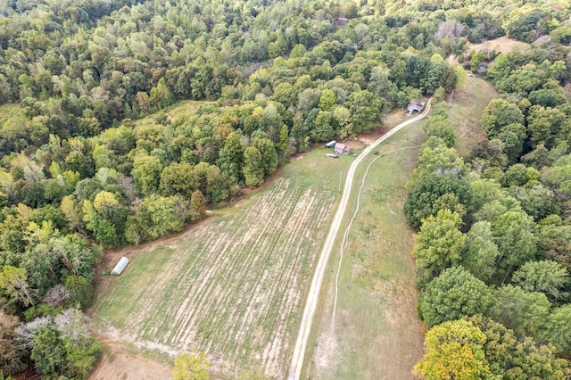 4231 Lylewood Rd, Indian Mound, TN 37079 - bird's eye view featuring a rural view and a forest view