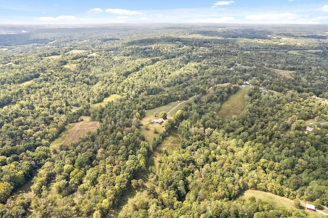 4231 Lylewood Rd, Indian Mound, TN 37079 - birds eye view of property featuring a wooded view