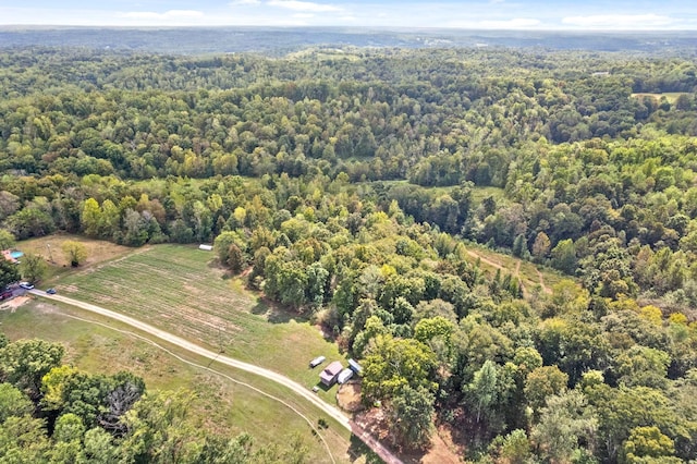4231 Lylewood Rd, Indian Mound, TN 37079 - aerial view featuring a wooded view