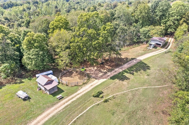 4231 Lylewood Rd, Indian Mound, TN 37079 - aerial view with a forest view