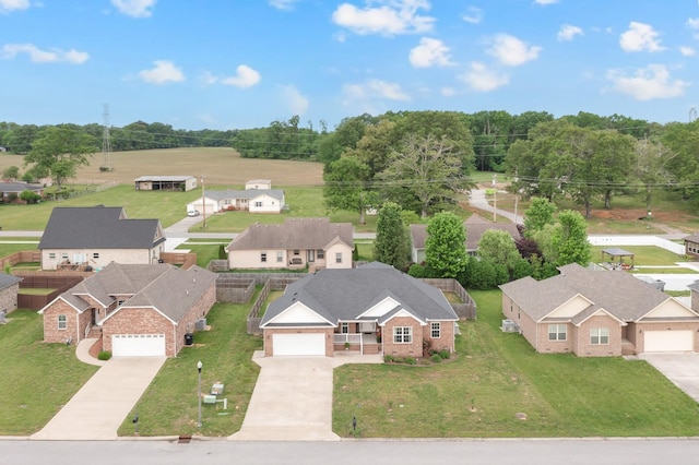 165 Daffodil Dr, Tullahoma, TN 37388 - aerial view of residential area