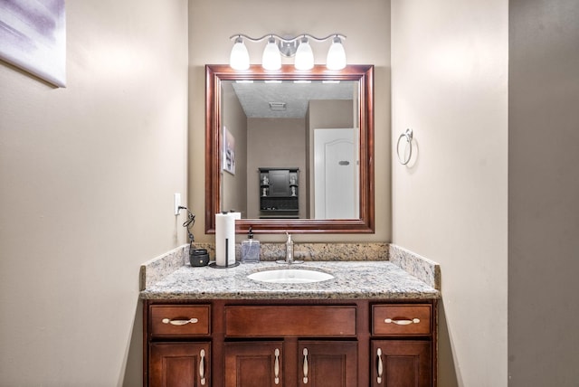 2764 Ann Dr, Clarksville, TN 37040 - bathroom with vanity and visible vents