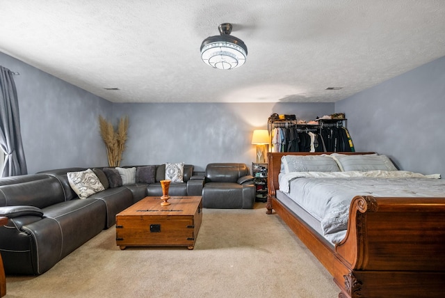 2764 Ann Dr, Clarksville, TN 37040 - bedroom with carpet flooring and a textured ceiling