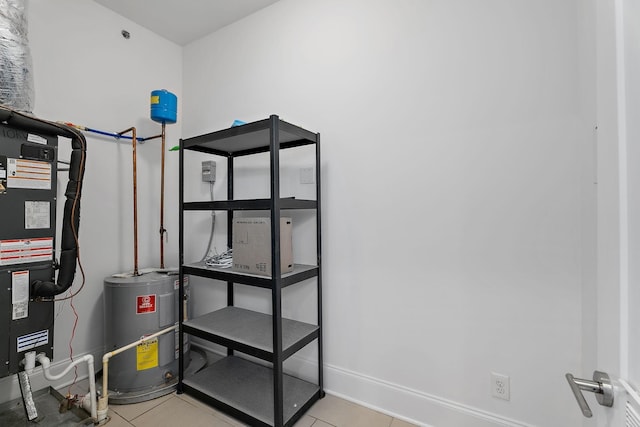 utilities featuring heating unit and water heater