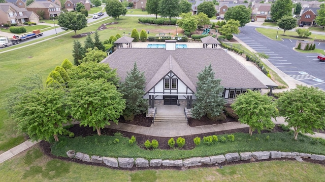 birds eye view of property featuring a residential view