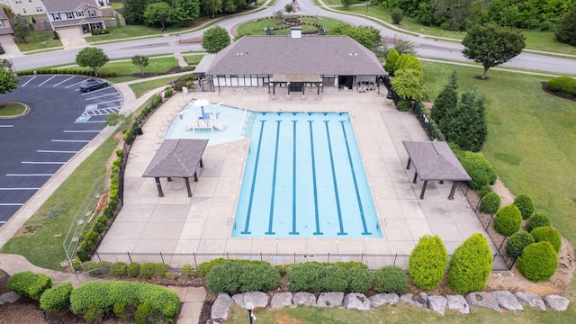 view of pool