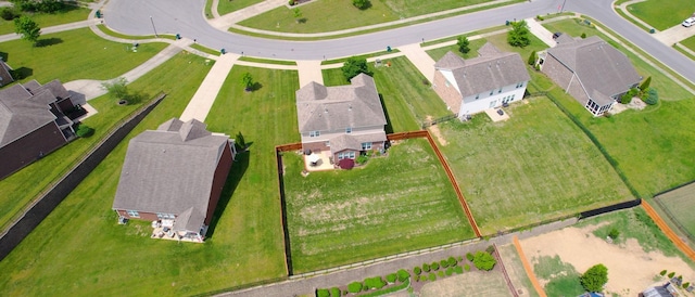 birds eye view of property featuring a residential view