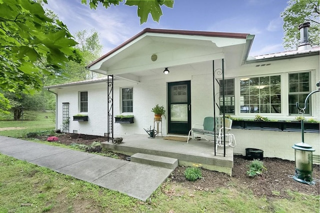 275 Wells St, Monteagle, TN 37356 - view of front of house with covered porch and metal roof