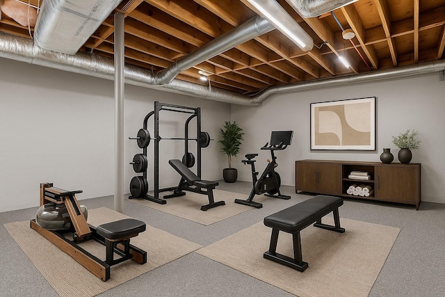 8224 Victory Trl, Brentwood, TN 37027 - exercise area featuring carpet floors