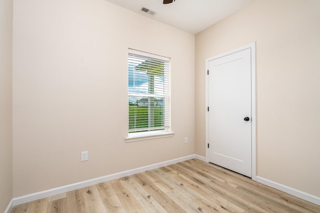 1317 Halls Mill Rd, Unionville, TN 37180 - spare room with baseboards, wood finished floors, and visible vents