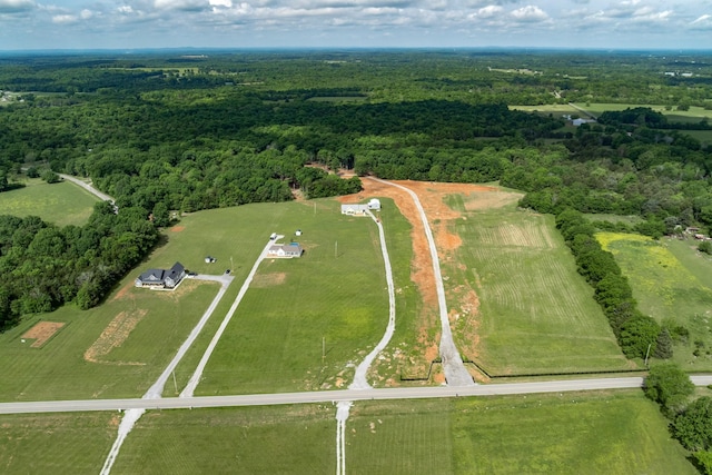 1317 Halls Mill Rd, Unionville, TN 37180 - drone / aerial view featuring a rural view and a forest view