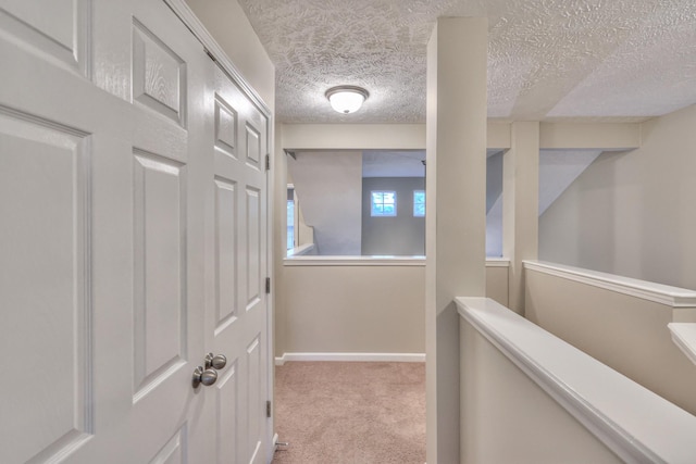 2039 Caladonia Way, Smyrna, TN 37167 - hallway with a textured ceiling, baseboards, and carpet