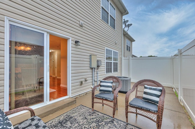 2039 Caladonia Way, Smyrna, TN 37167 - view of patio featuring fence and cooling unit