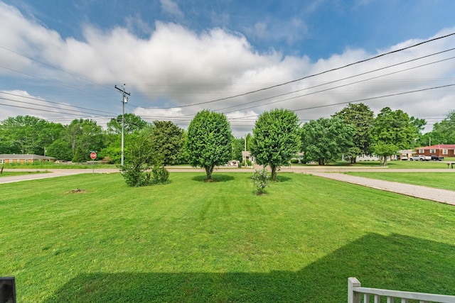 view of yard