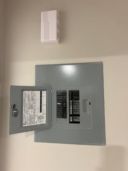 utilities with electric panel